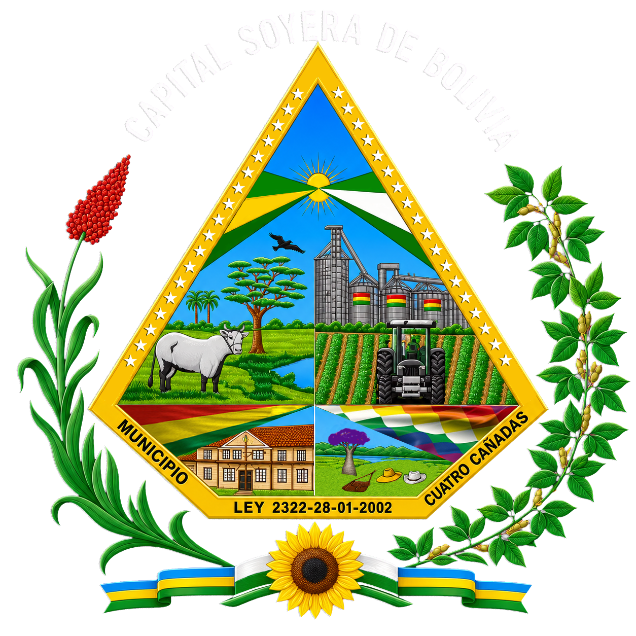 Escudo cuatro cañadas